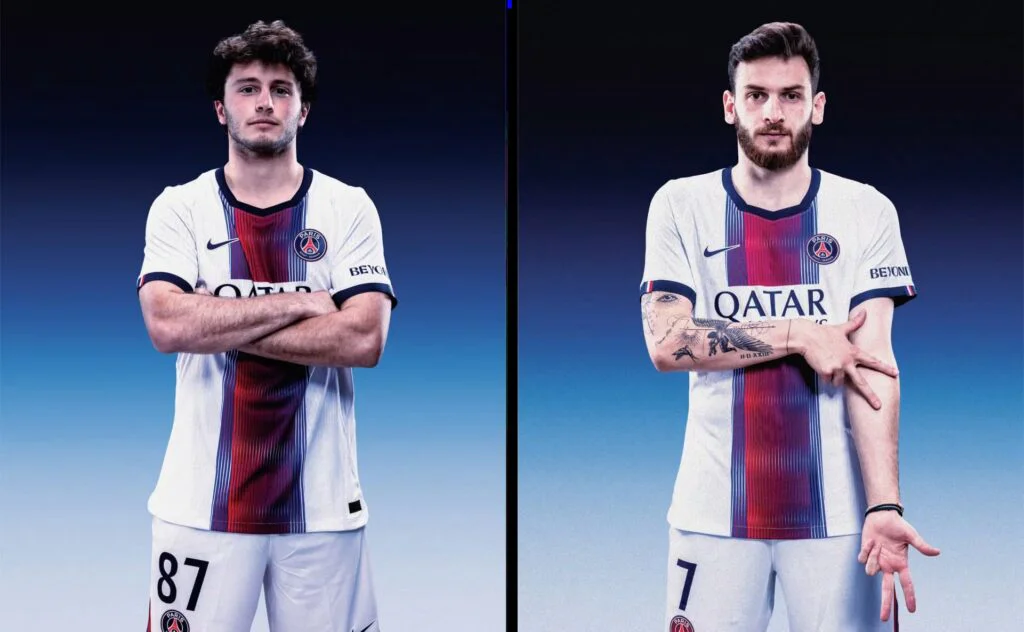 Le PSG révèle son maillot extérieur 2026-2027 : un écusson qui change de couleur et un teasing signé Kim Kardashian