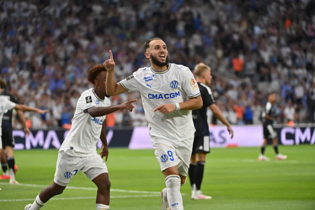 Amine Gouiri fait rugir le Vélodrome et douche Strasbourg au retour des Vestiaires