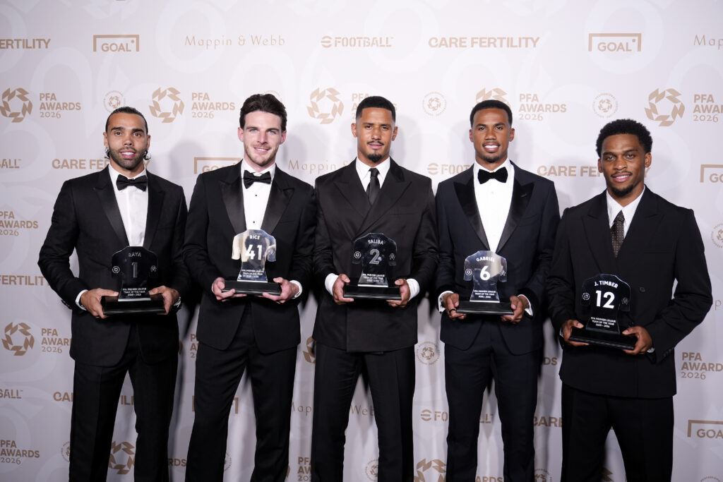 Cinq Gunners et deux Français : l’équipe type de Premier League fait la part belle à Arsenal