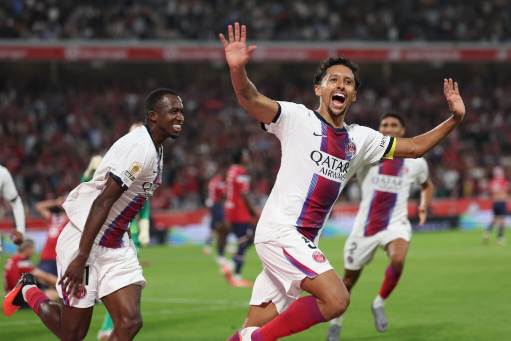 « Il y a un arbitre pour gérer le temps » : la réponse de Marquinhos aux Lillois