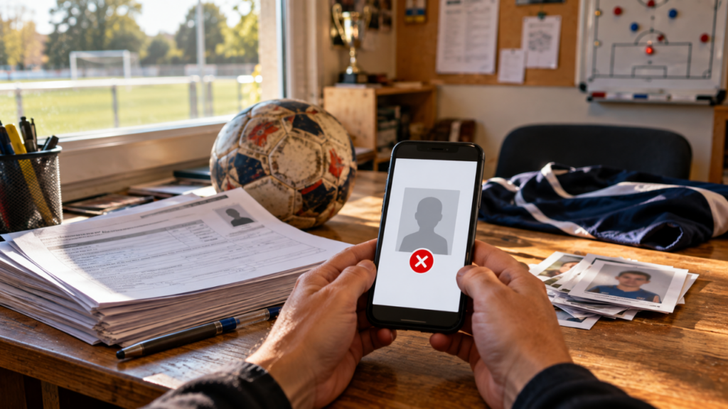 Photos de licence refusées : les onze motifs de la FFF et comment les éviter