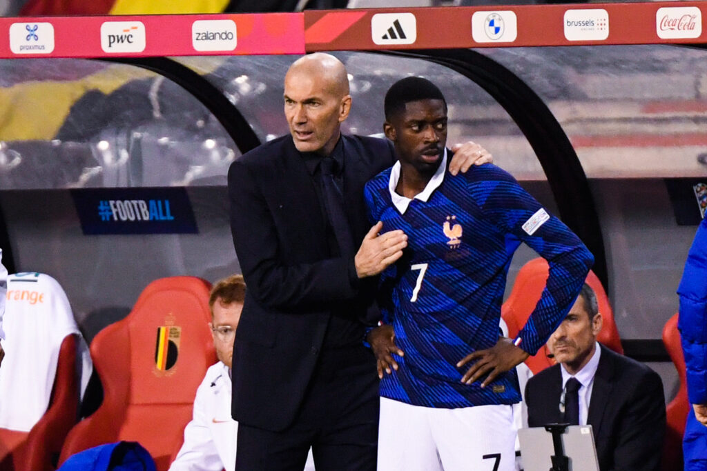 « J’ai trouvé Ousmane bon », Zinédine Zidane encense Ousmane Dembélé après son match compliqué face à l’Italie