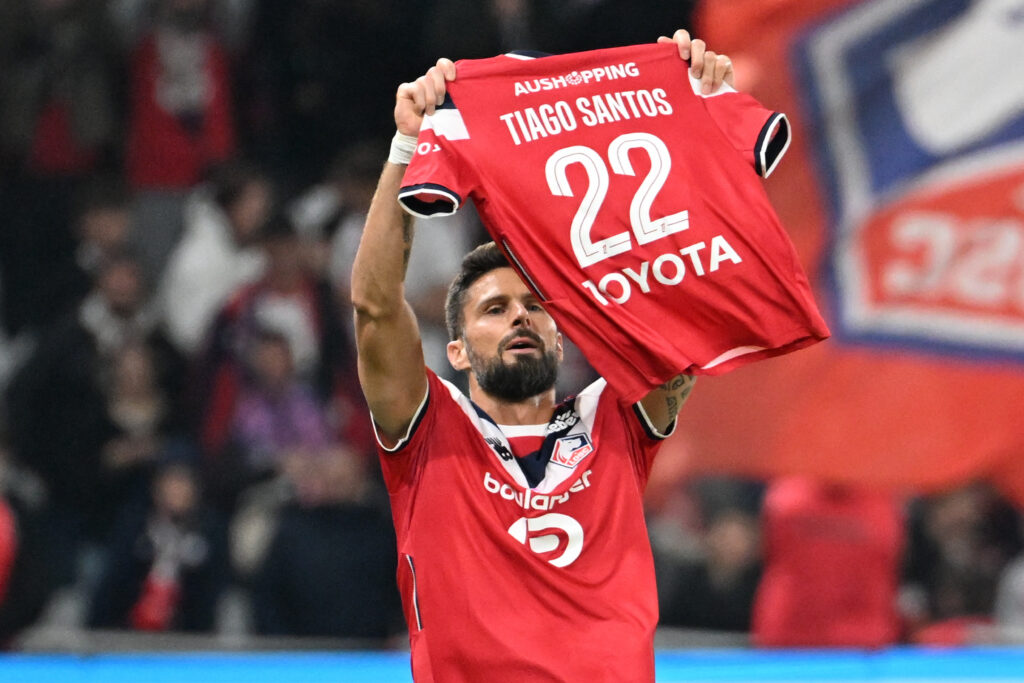 Lille – Brest (1-1) : sauvé par Giroud, le LOSC cale encore et voit le podium menacé