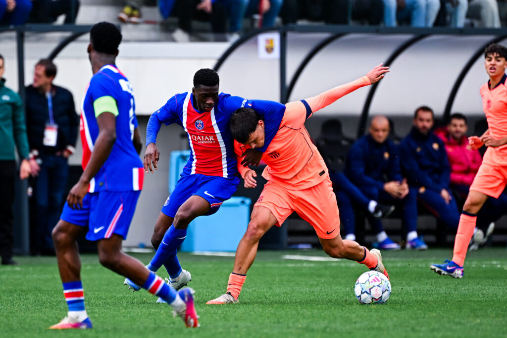 PSG-Barça : premier acte à Poissy, les parisiens tenus en échec en Youth League (1-1)