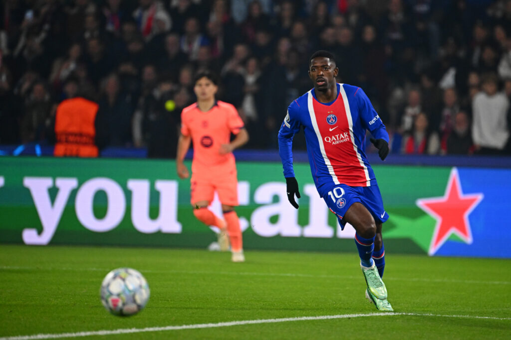 PSG-Barça : coup dur pour Paris, Ousmane Dembélé sort blessé à la cuisse dès la 18e minute